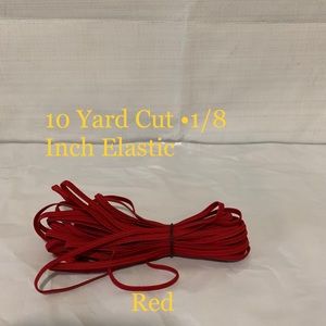10 Yard Cut Elastic • 1 /8 Inch Elastic